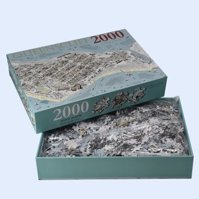 Hot Selling Of Low Price Custom 2000 Pieces Jigsaw Puzzle With Rigid Box Packing